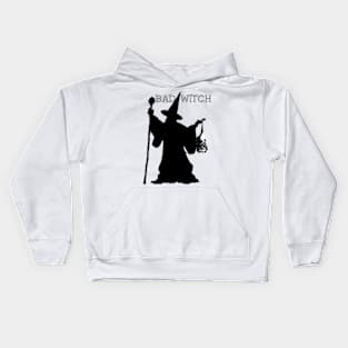 Halloween bad witch Kids Hoodie